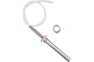 RTKYYZ 1pc 12v Tubo Riscaldatore A Cartuccia 50w 100w 150w SUS304 Immersione Asta Acqua M16 Resistenza del Filo elemento riscaldante elettrico(150w)