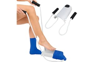 WIRZUL Infila calze per anziani, infila calze: Più Facile vs Aiuto a 3 Dita, Aiuta Gli Anziani O Le Persone A Mobilità Ridotta A Indossare Le Calze A Compressione Senza Chinarsi