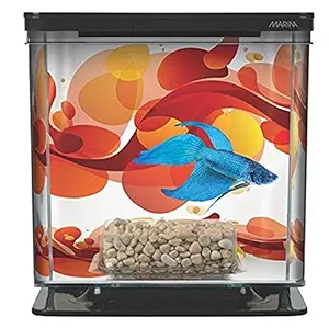 Hagen Marina Betta Aquarium Starter Kit, Sun Swirl