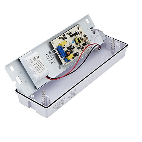 Biard LED Notbeleuchtung Notleuchte Orientierungslicht 7W- 7 Watt Notlicht Kühles Weiß – 345 mm x 107 mm Rechteckig – Strahlungswinkel 120° – Energiesparend 25000 Stunden Lebensdauer & 3 Stunden Autonomie – Optimale Sicherheit am Arbeitsplatz - 3