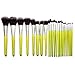 Tinabless 23pcs Make Up Brushes Set-Professional Bamboo Handle Makeup Brushes Kits-Vegan Natural Hair Face Powder Contour Brush-Base Foundation Cream Concealer Brushes with Makeup Storage Case