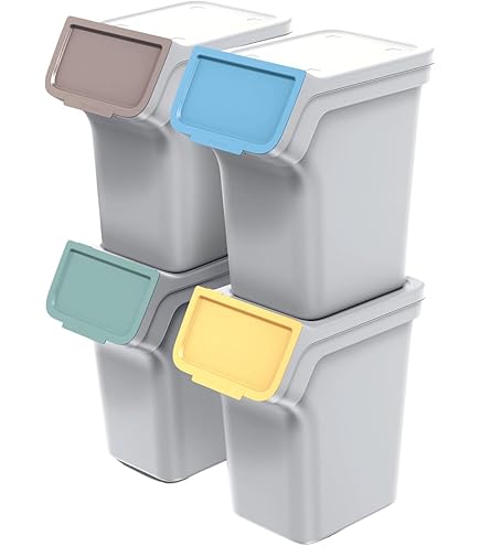 Keden Kaddi Q Waste Separation System, 4 x 20 L, Set with Activated