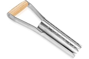 Berry&Bird Planteur de bulbes en acier inoxydable avec marquages de 14 cm de profondeur pour tulipes et jonquilles