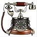 Produktbild HomJo Push Button Telefon Vintage Antique Style Resin Metallgehäuse Schnurgebundenes Telefon Home Living Room Decor