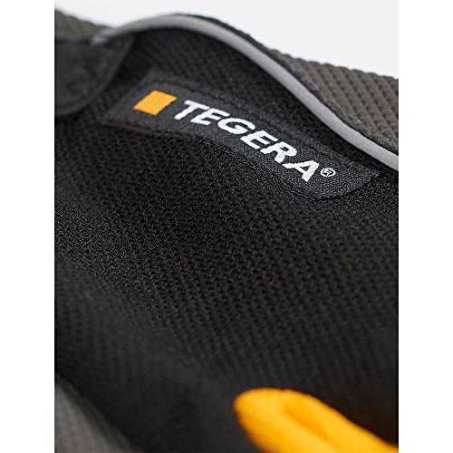 Ejendals Handschuh „Tegera 9120“ aus Synthetikleder, Größe 9, 1 Stück, schwarz / grau / gelb, 9120-9 - 2
