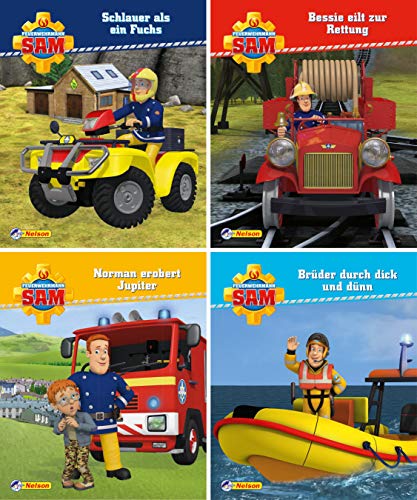 Preisvergleich Produktbild 4er Feuerwehrmann Sam 13-16 (Nelson Mini-Bücher)