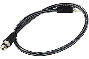 CWOQOCW Manguera trenzada de alta presión para buceo, manguera trenzada flexible profesional para buceo profundo, enseñanza (65 cm)