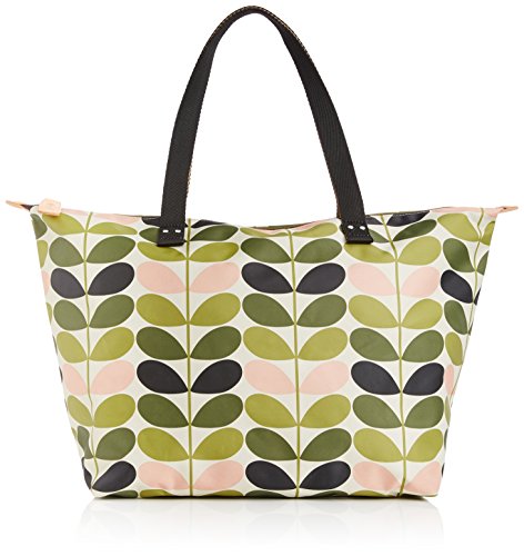 Orla Kiely Womens Tonal Stem Printed Zip Shopper Top-Handle Bag Storm