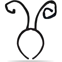 Fasce Capelli Pieghevoli 2 Fasce Antenna Farfalla E Ape - Costume