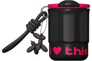 FYting Termo Cafe,Vaso Termico,Taza de Café Aislada, Cubiertas de Revestimiento Cerámico Interior de Acero Inoxidable,Taza de Viaje de Café a Prueba de Fugas Regalo de Cumpleaños(Negro)