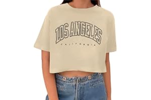 Tomwell T-shirt Damen Crop Top Kurzarm Sportshirt Sexy Oberteil Bauchfrei Sommer Vintage Crop Tshirt mit Schmetterling Muster Lose Sweatshirt Rundhals Teenager Mädchen Bluse