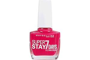 MAYBELLINE NEW YORK Maybelline SuperStay 7 Days Vernis à ongles gel Couleur n° 190 Rose Volt 10 ml