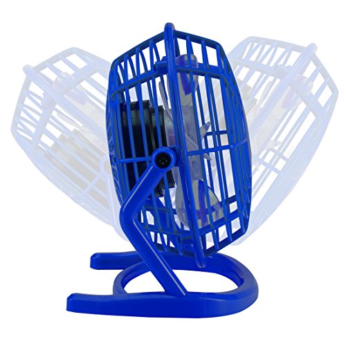 Ultratec USB Mini- Ventilator/Lüfter für den Schreibtisch, Blau - 3