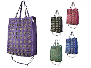 Slow Feed Hay Bag with Newly Designed Super Tough Bottom by Derby