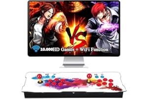 GENÉRICO Pandor`a Box 3D Retrò Console Arcade Video Con 10000 Giochi e 6 Pulsanti, Macchina da Gioco, Supporto per Scheda TF + USB DIS, per PC/PS3/TV