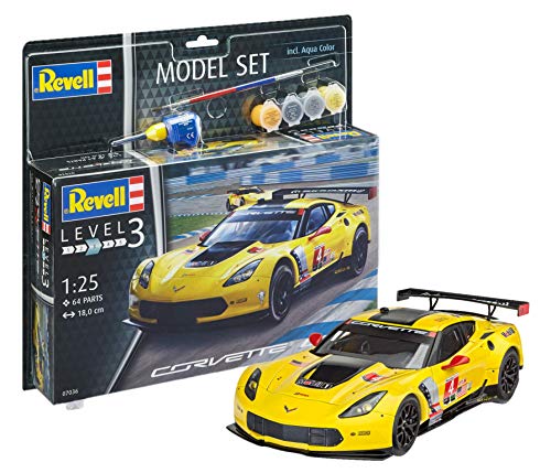 Revell Model Set- Maquette de Voiture Model Set Corvette C7-R, 67036
