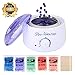 Produktbild BAYTTER Wachs Haarentfernung Set|Wax Enthaarung|Wachserhitzer elektrischer Wachsgerät Wax Warmer, Wachswärmer mit 5*100g Wachsbohnen +10 Holzspateln +500ml Flüssiges Wachs Kessel