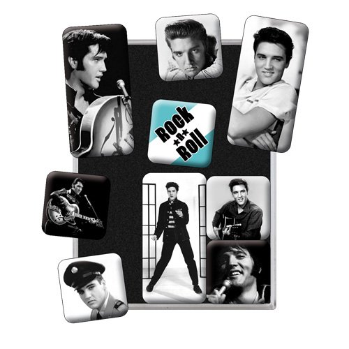 Nostalgic-Art 83041 Hollywood Elvis, Magnet-Set, 9-teilig - 2