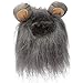 Produktbild EgBert S Pet Dog Cat Künstlicher Löwen-Mane Wig Halloween-Kostüm - Grau
