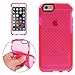 Price comparison product image Happy grocery shop Protect the phone Rice Grains Pattern TPU Protective Case,For iPhone 6 Plus & 6s Plus unique (Color : Magenta)