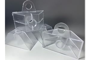 WANDBREITE Entretoises en plastique polystyrène PS, transparent, avec œillet latéral (profil trapèze 70/18, entretoises)