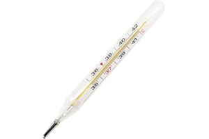 ASHLEYZJ Klinischen Thermometer/Fieber, Thermometer Klassisch Classic Analoges Fieberthermometer Leicht Lesen und Verwenden für Erwachsene, Kinder, ältere ohne Quecksilber