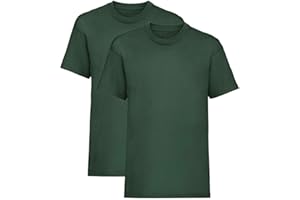 Listers Schoolwear Boys T-Shirt (Pack of 2) 100% Cotton 1-15 Years