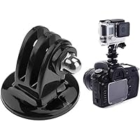 Action Pro 1 x Tripod Mount Adapter for Gopro Hero 7/6/5/4/4S/3+/3/2/1 (Black)
