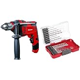 Einhell TC-ID 1000 E, Darbeli Matkap + Einhell Delici u&ccedil; seti 16 par&ccedil;a M-CASE kutu
