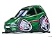 Price comparison product image 143 - VAUXHALL OPEL CORSA GREEN KOOLART (0143) PERSONALISED 10" X 7.5" ICING CAKE TOPPER - ANY NAME, AGE OR MESSAGE - USE THE GREETING MESSAGE BOX JUST FOR THE MESSAGE TO GO ON THE CAKE TOPPER WHEN YOU CHECK OUT OR EMAIL ME WITH THE MESSAGE