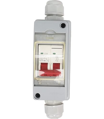 Interruttore di Disconnessione Solare CC Interruttore Isolatore Fotovoltaico con Scatola di Distribuzione Impermeabile IP65 Sezionatore Fotovoltaico CC 500 V (16A Interruttore di Disconnessione Solare CC Interruttore Isolatore Fotovoltaico con Scatola di Distribuzione Impermeabile IP65 Sezionatore Fotovoltaico CC 500 V (16A