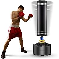 Kitopa Freistehender Boxsack, schwerer Boxsack-Ständer mit Saugnapf-Basis, für Erwachsene, Jugendliche, Männer, maximal…