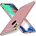 Produktbild iPhone XR/XS /XS Max Hülle (6.1/5.8/6.5 Zoll), TPulling Luxus Dünne Galvanische Dreistufig Hart Hüllenabdeckung Fall für iPhone XR/XS /XS Max (Roségold, XR)