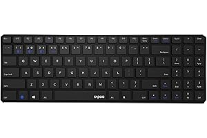 Rapoo E9100M clavier RF sans fil QWERTY Noir