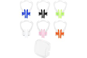 Drfeify Clip Naso Da Nuoto In Silicone – 2 Pezzi, Impermeabili, Regolabili, Per Adulti E Bambini Dai 6 Anni - 3