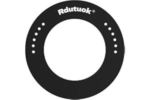 Rdutuok Lot de 5 anneaux de protection murale en EVA pour cible de fléchettes de taille standard pour éviter les dommages au mur avec la plaque de protection murale
