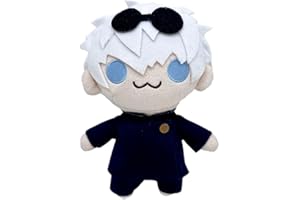 Qxiao Gojo and Geto Plush Toy Jujutsu Kaisen Cute Cartoon Anime Plushies Doll Anime Game Character Model Dolls Stuffed Plushie Pillow Collectible & Birthday Gifts for Kids Adults Fans