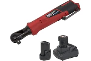 Sealey CP1209KIT 12V 1/2" Sq Drive Lithium-ion Cordless Ratchet Wrench - 2 Batteries