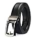 Produktbild Herren-Gürtel, charminer Gürtel-Leder ohne Schnalle auto-fermer Länge 125 cm verstellbar schwarz