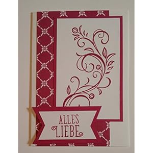 Grußkarte Alles Liebe (Stampin up)