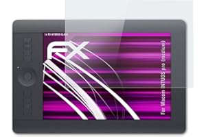 atFoliX Plastic Glass Protective Film compatible with Wacom INTUOS pro (medium) Glass Protector, 9H Hybrid-Glass FX Glass Screen Protector of plastic