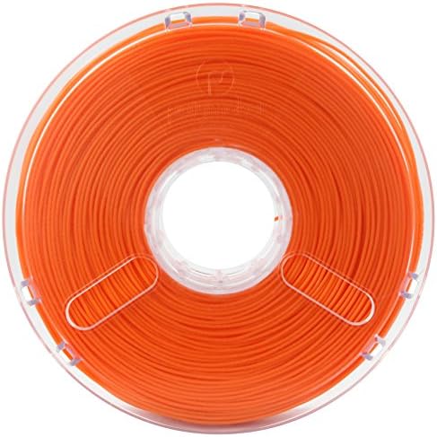 BuildTak PM70158 PolyMax Nano reinforced PLA Filament featuring Jamfree Technology, 0.75 kg Spool, 3.00 mm Diameter, True Orange