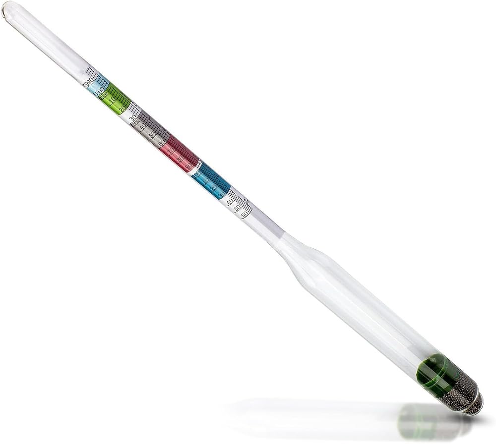 Hidrometre 0.980-1.1160 Şarap Bira Brix Oranı Ölçüm thr275