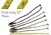 MULTI-USE EXTRA LONG PLAITED (22" 56cM) THIN CLIP-IN HAIR BRAID! (Silver Grey Mix)