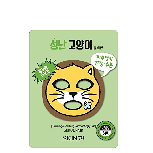 Skin79 Angry Cat Calming and Soothing Animal Mask Sheet Korean Mask