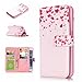 Produktbild Roreikes Apple iPhone 6 Plus, iphone 6S plus Case (5.5 Zoll), Hülle Muster Blume Strap Wallet Cover Tasche Bunte Retro PU Leder Flip Case Handytasche Muster Schutz Hüllen im Bookstyle Handyhülle Ledertasche mit Stand mit Neun Funktion Kartenfächer Magnetverschluss Magnet Etui Schale Schutzhüllen für iPhone 6 Plus / iphone 6S plus (5.5 Zoll)