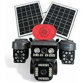 O-kam OK-337 Premium 12MP 4 Kameralı 4G &Ccedil;ift Solar Panel AOV G&uuml;venlik Kamerası