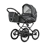 hartan kinderwagen grau mit weißen punkten Wickeltasche inkl. Wickelauflage