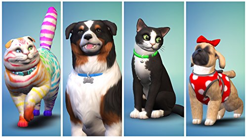 Los Sims 4 - Expansi  n Perros y gatos  La caja contiene un c  digo de descarga - Origin 