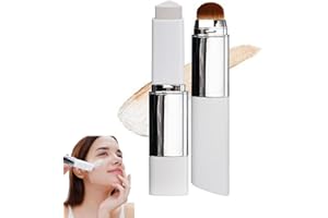 LAKPYN 1 Pièce Fond de teint Clarivelle 2-en-1 Auto-Adaptatif, Fond De Teint En Stick Chartming Changeant De Couleur, Avec Pinceau, Convient à Tous Types De Peau (Natural)